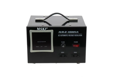 Single Phase Meter Display AVR-2-1000va Voltage Regulator Stabilizer